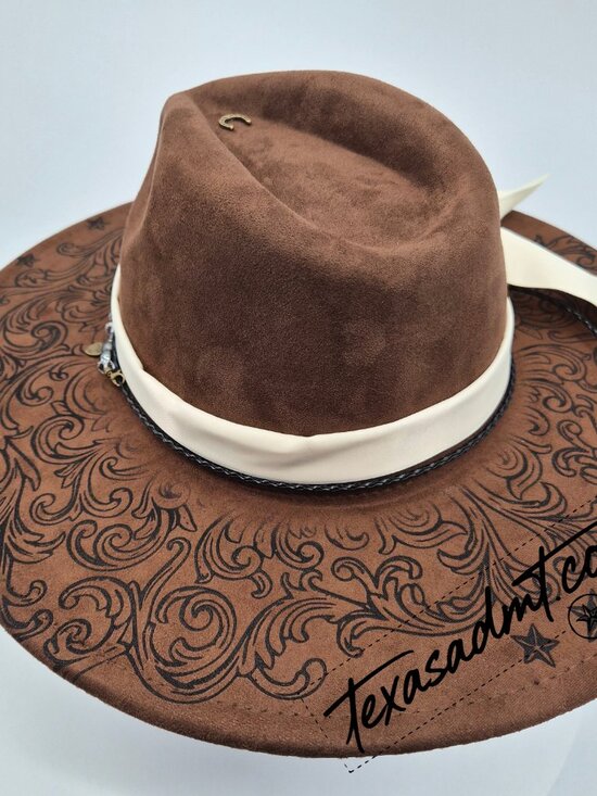 The Lone Star – Custom Engraved Western Hat
